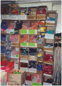 We stocked a huge range of PVC gloves and fishing knives.