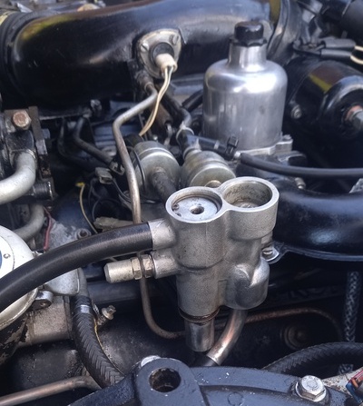 The fuel weakener on the Rools Royce,designed to reduce fuel consumption when cruising.